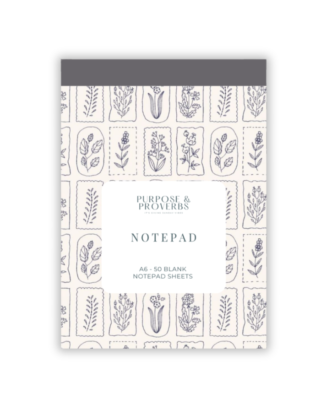 Botanical Lines A6 Pocket Notepad