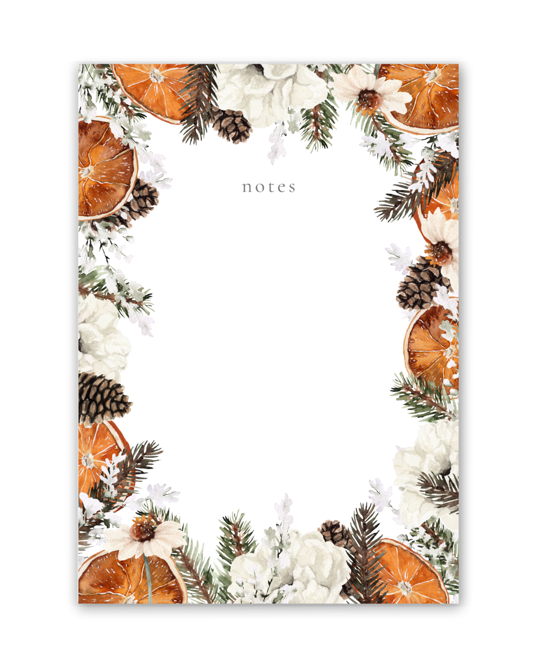 Citrus Notes A5 Notepad