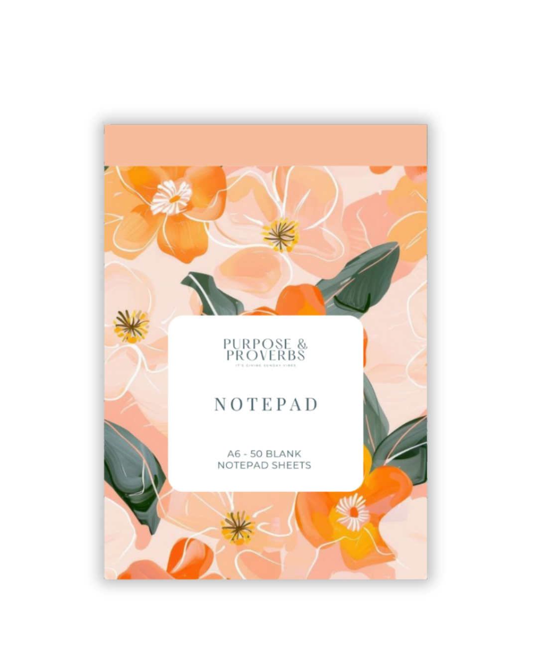 Sunlit Florals A6 Pocket Notepad