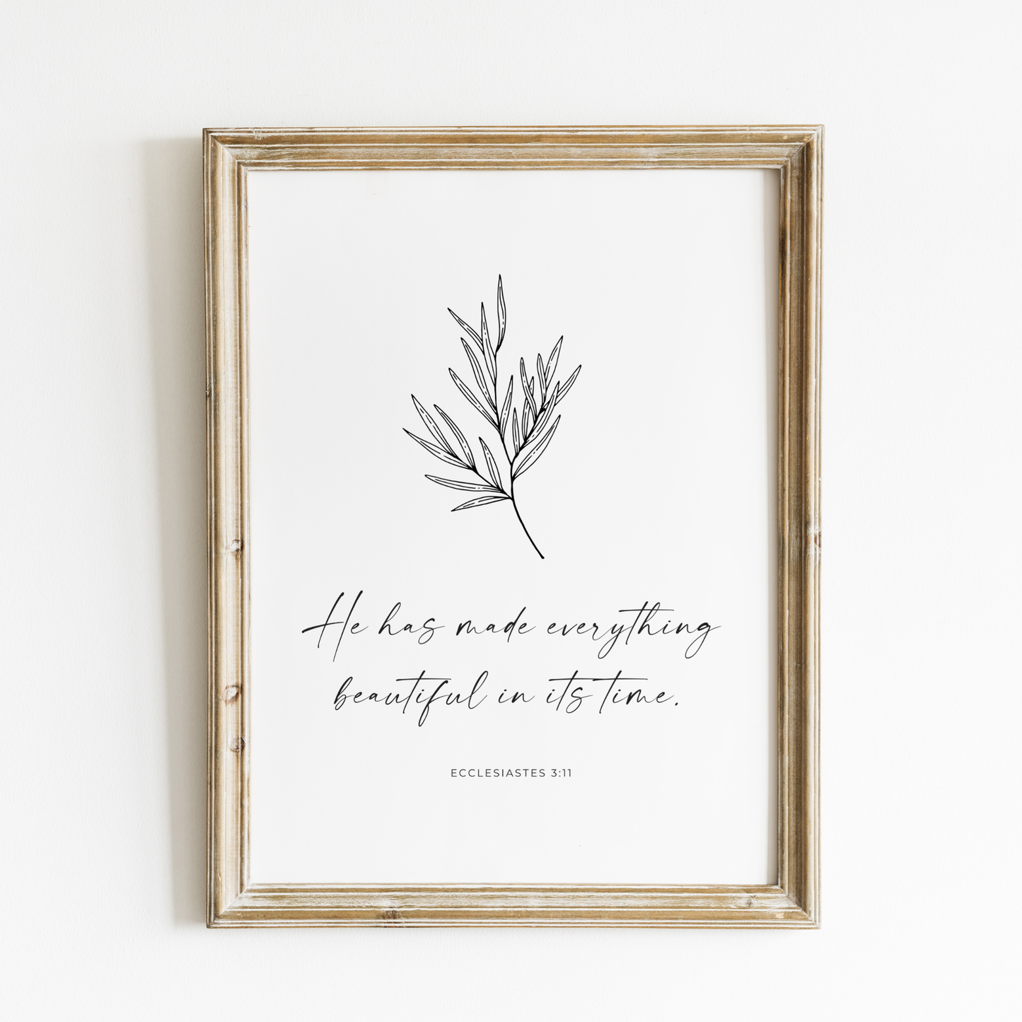 He Has Made Everything Beautiful Art Print – English