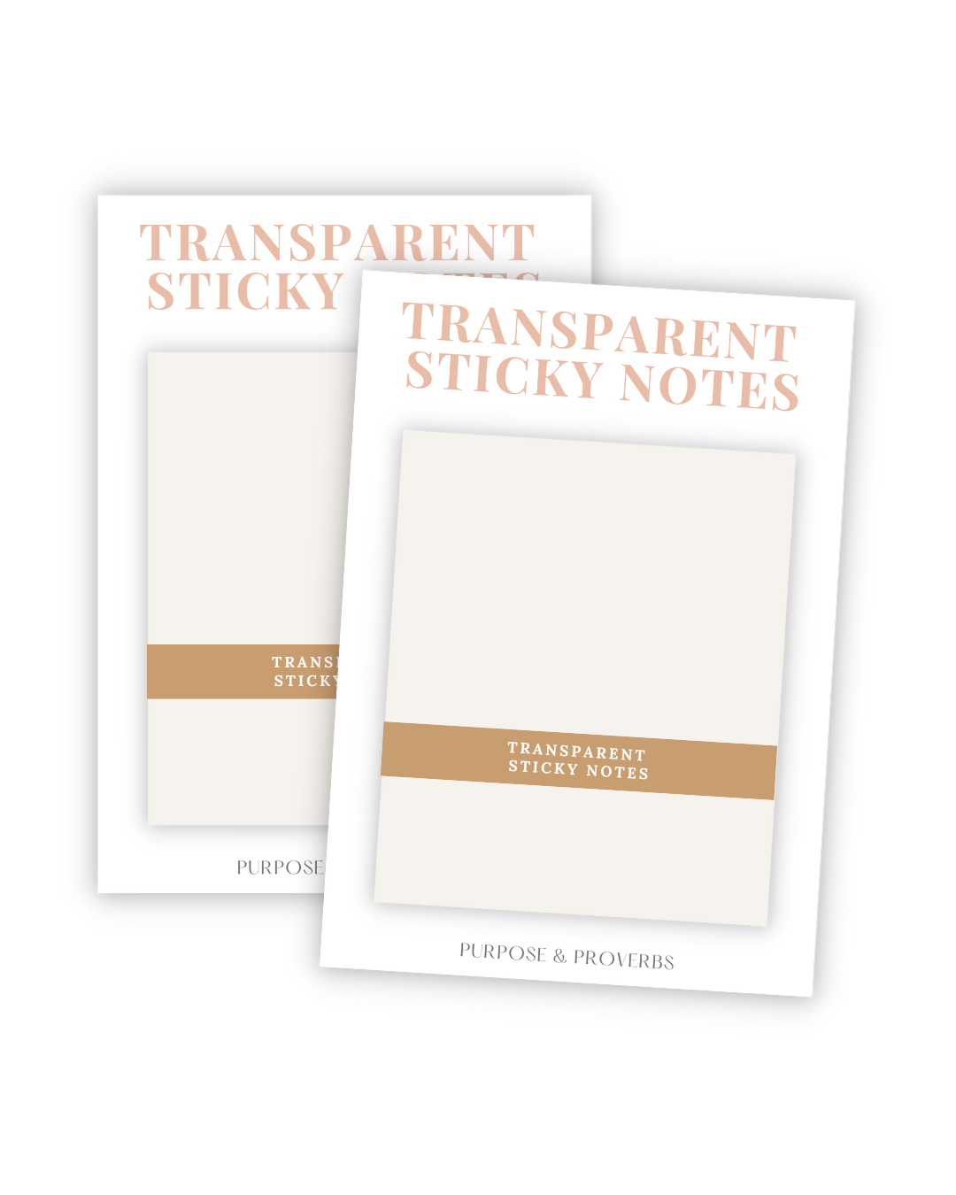 Transparent Sticky Notes