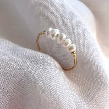 18k Pearlie Ring