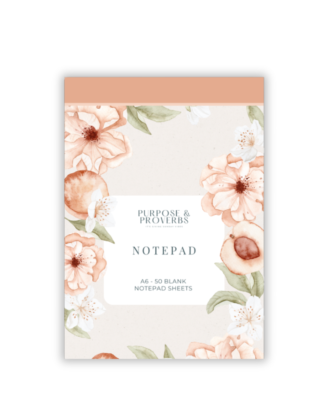 Blush Garden A6 Pocket Notepad