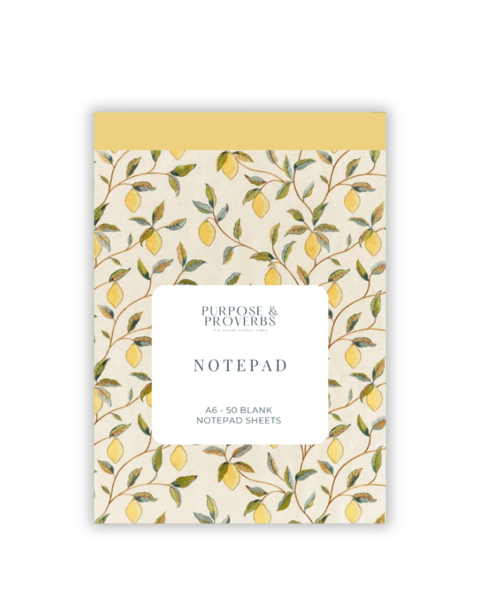 Citrus Grove A6 Pocket Notepad – Purpose & Proverbs