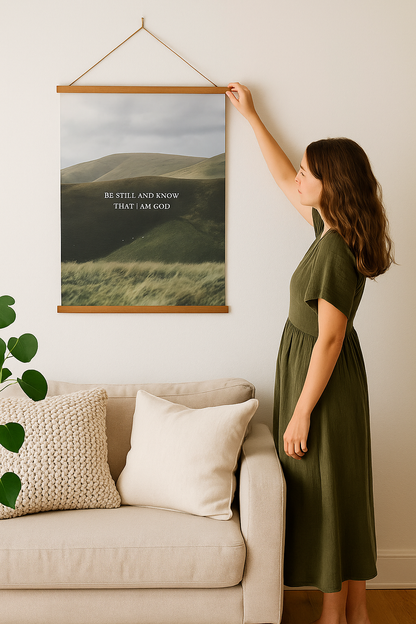 Be Still & Know Hanging Banner Print