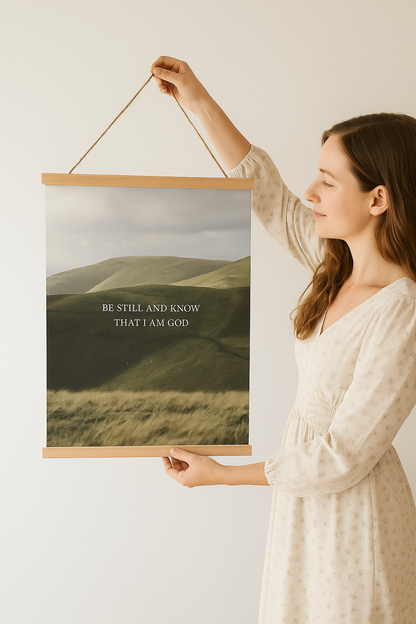 Be Still & Know Hanging Banner Print