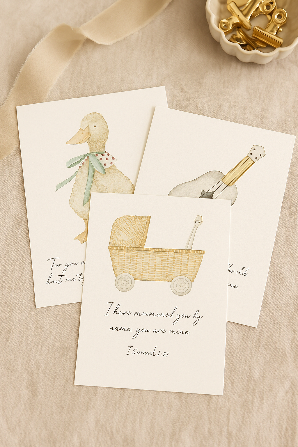 Nursery Scripture Cards - Pack Of 12