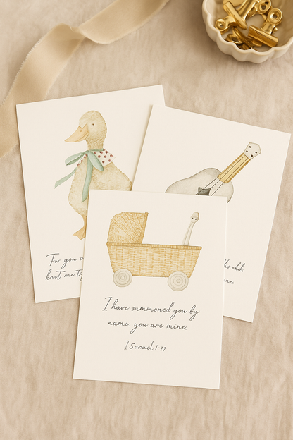 Nursery Scripture Cards - Pack Of 12