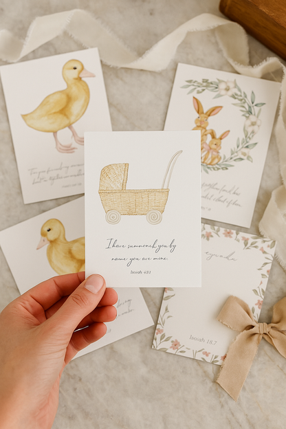 Nursery Scripture Cards - Pack Of 12
