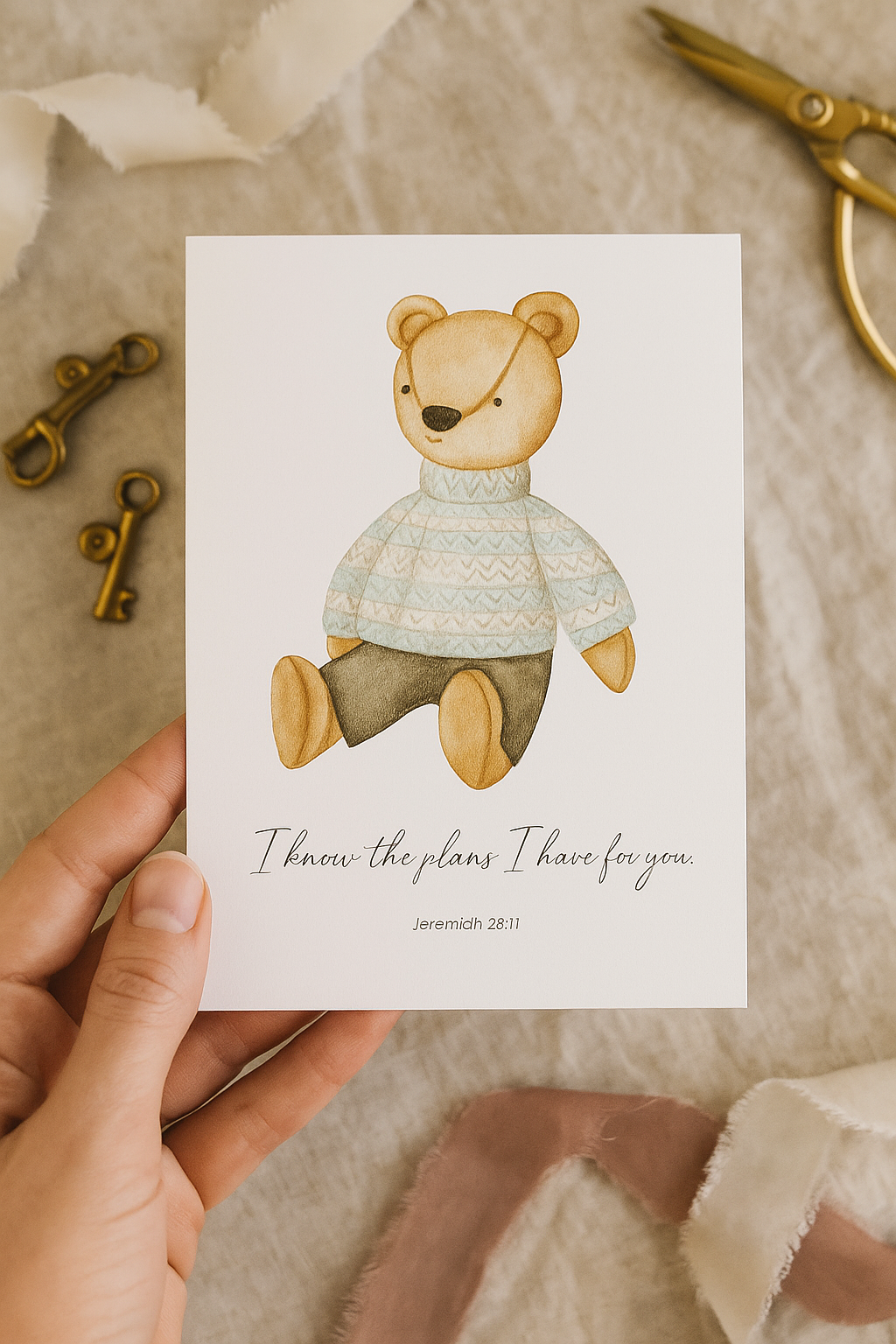 Nursery Scripture Cards - Pack Of 12