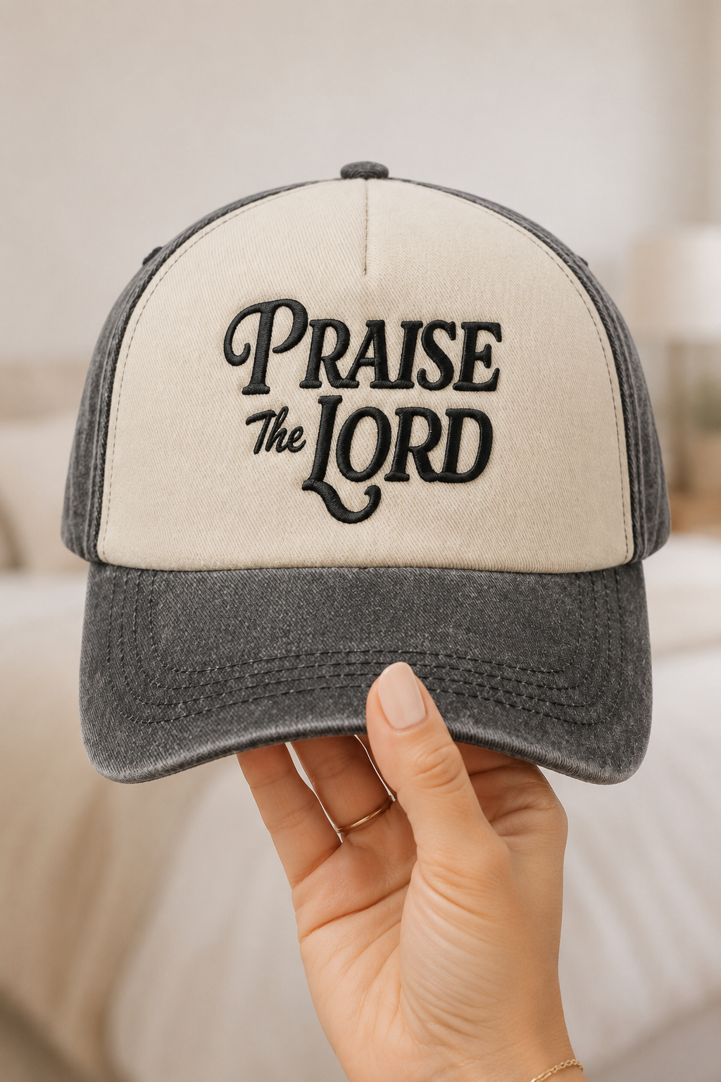 Praise The Lord Vintage Trucker Cap