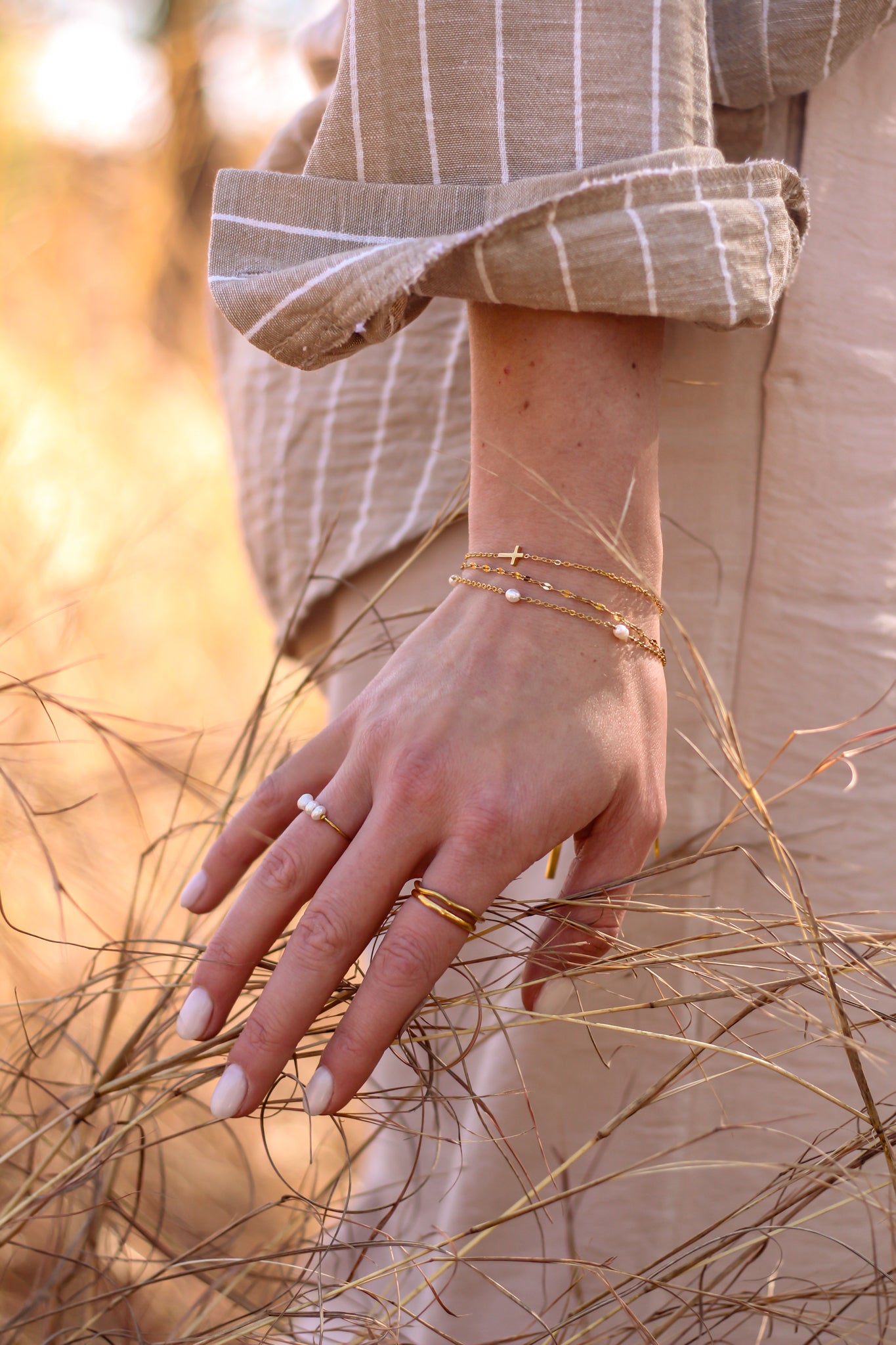 18k Pearlie Ring