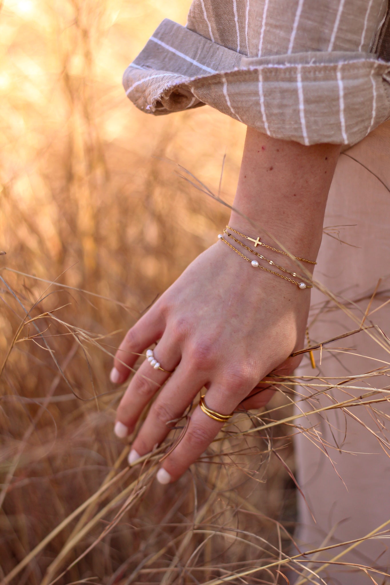 18k Pearlie Ring