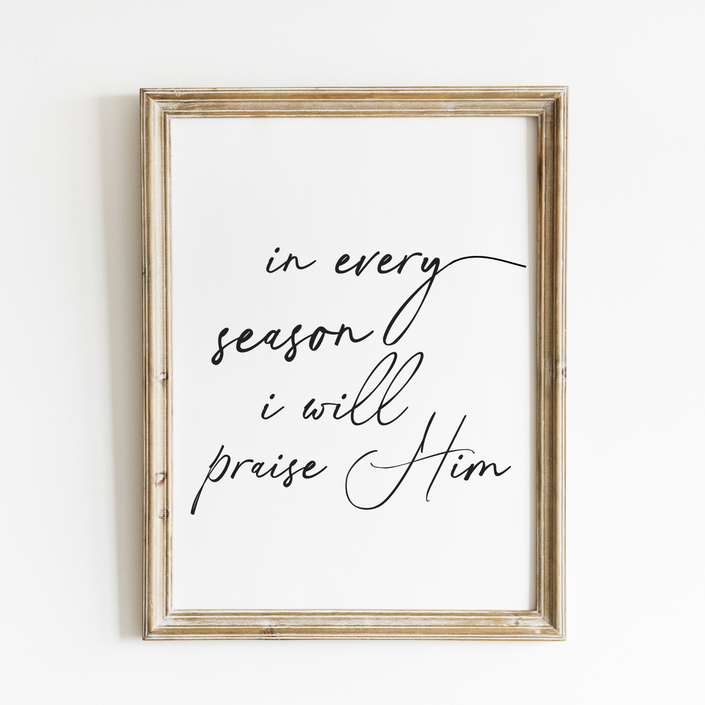 In Every Season Art Print – English