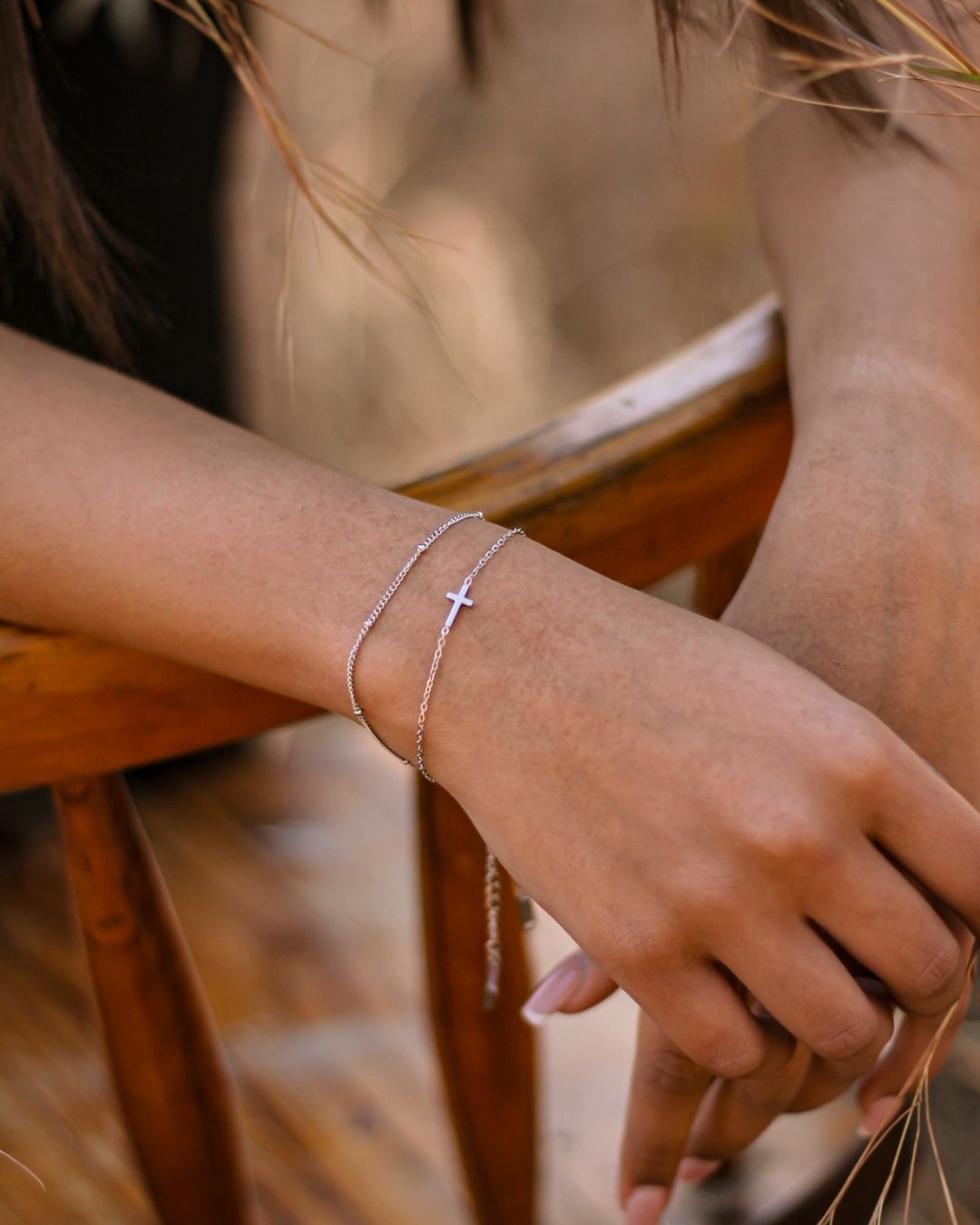 Dainty 18K Gold Plated Spacer Bead Bracelet