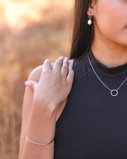 Dainty Knot 18K Gold Plated Bangle