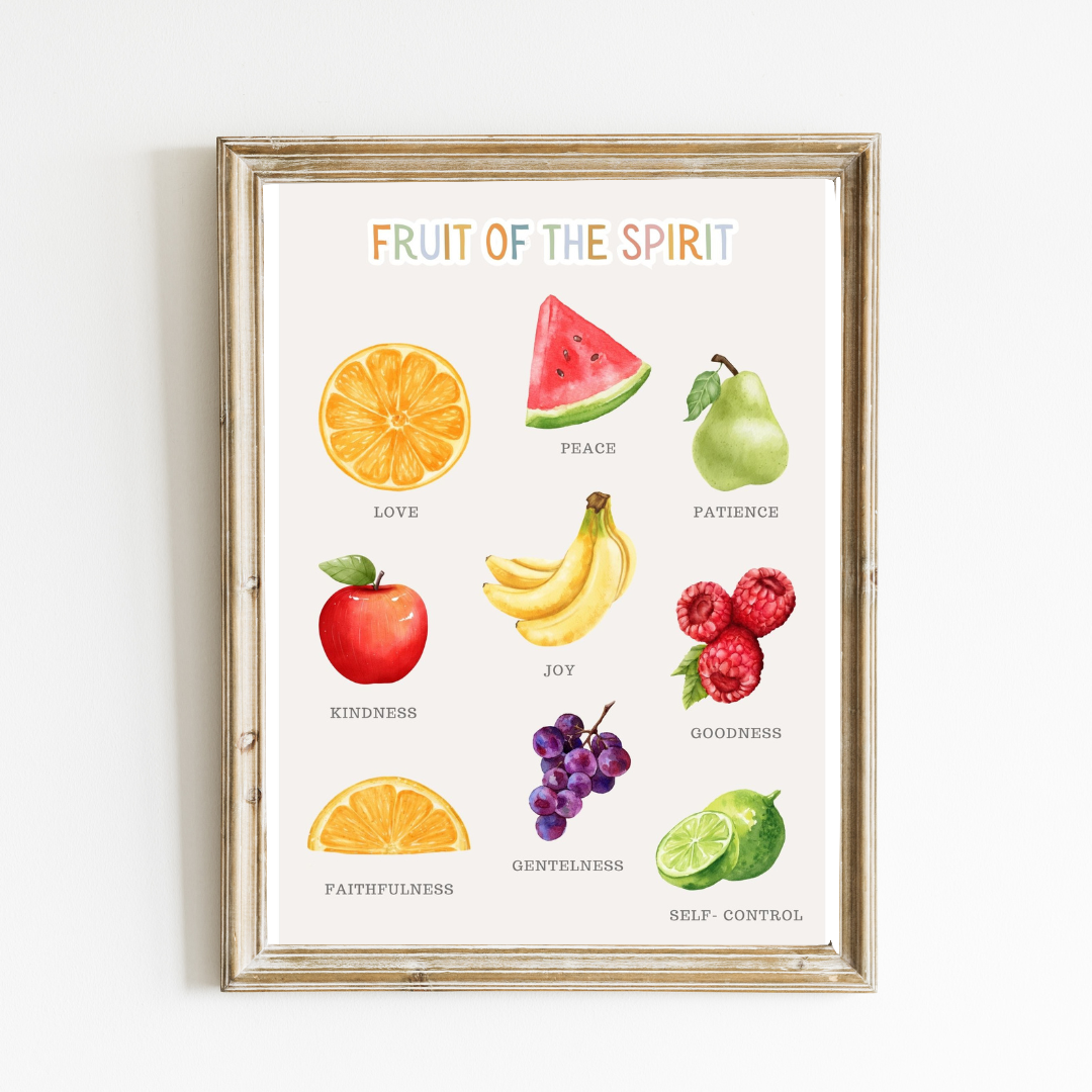Fruit of the Spirit Art Print – English