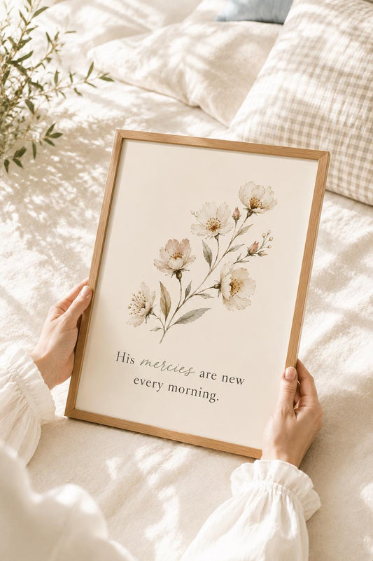 New Mercies Every Morning Art Print – English
