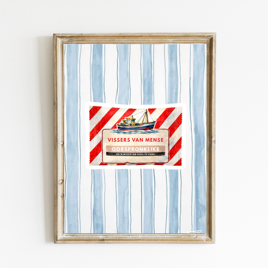 Vissers van Mense Art Print – Afrikaans