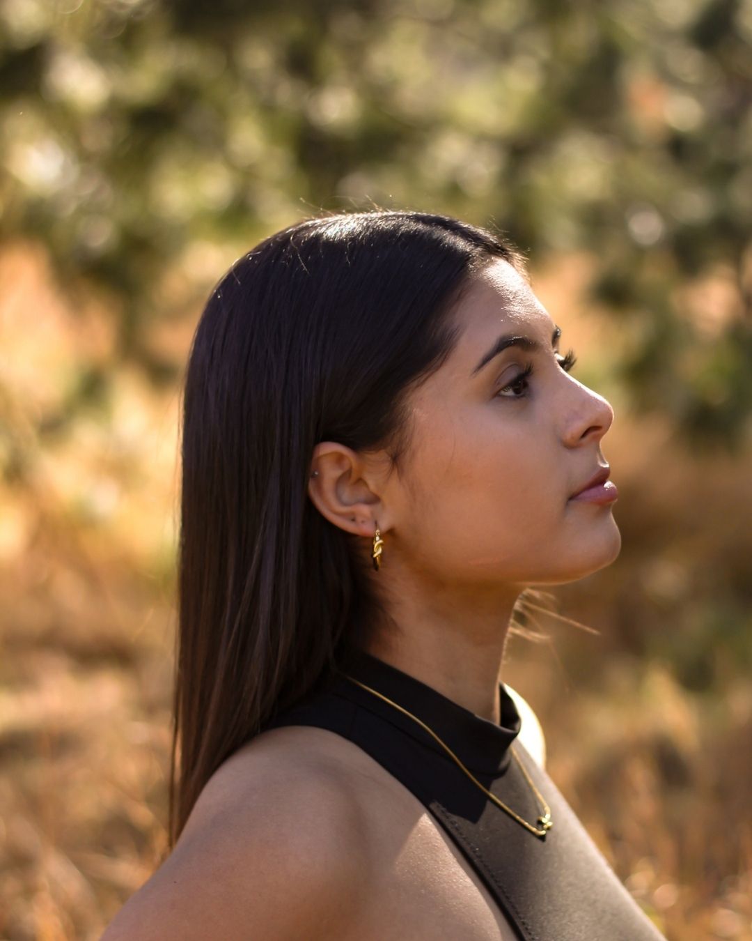 18k Gold Timeless Knot Hoop