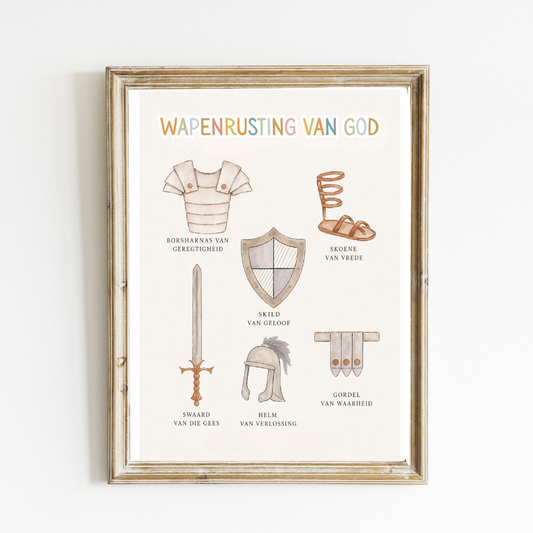 Wapenrusting Art Print – Afrikaans